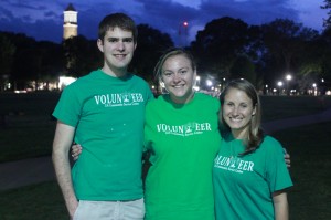 Crossroads was a co-sponsor with New College for a recent Sleep Out on the Quad, which explored how different traditions address hunger.